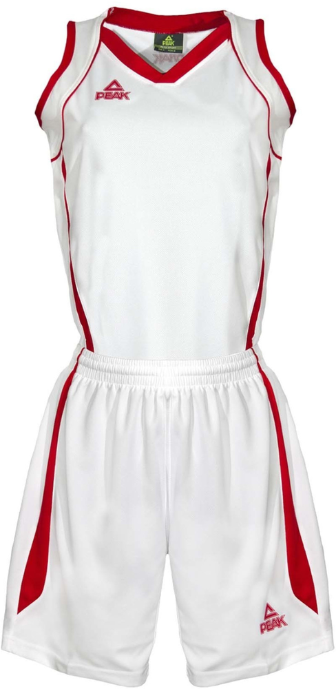 Peak Basketball Uniform F771102 White/Red
