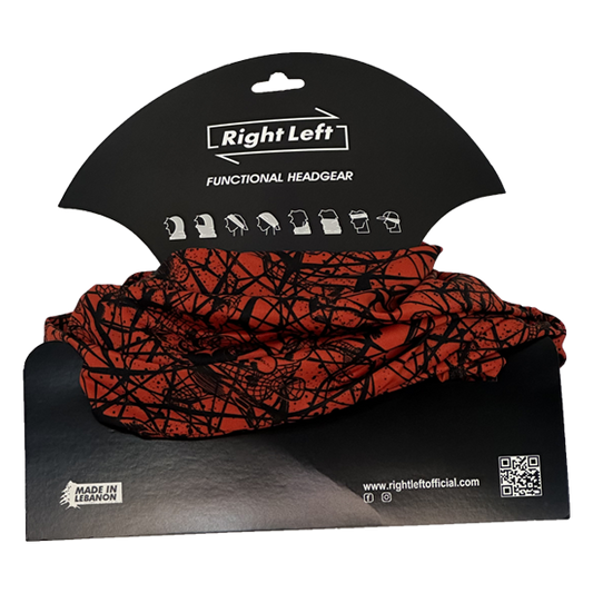 Functional Headgear - Lycra Spiderman Red