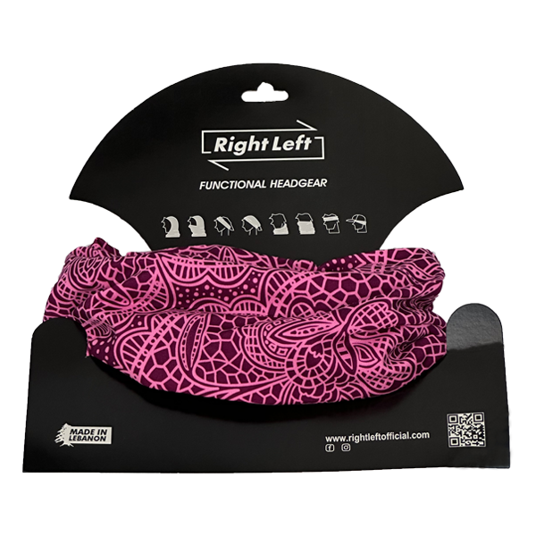 Functional Headgear - Lycra Afro Pink