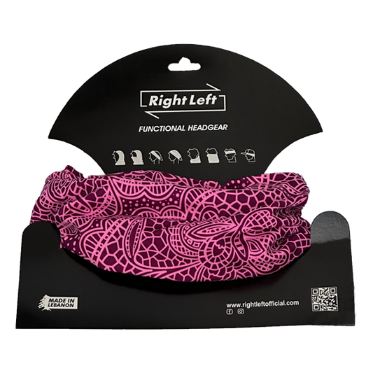 Functional Headgear - Lycra Afro Pink