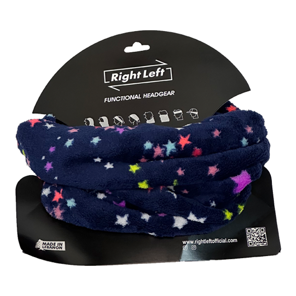 Functional Headgear - Furr Stars Navy