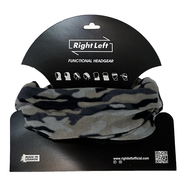 Functional Headgear - Fleece Army Grey