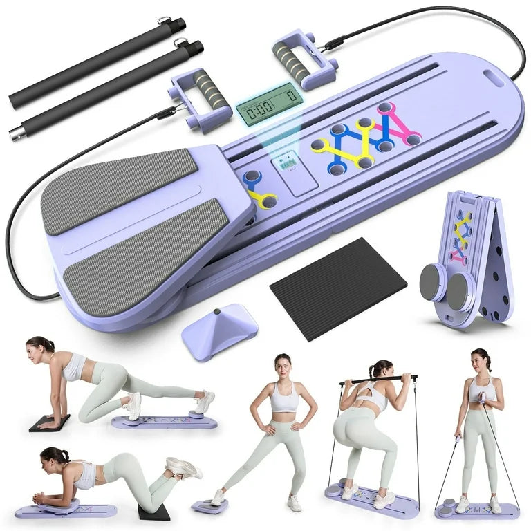 Portable Pilates Reformer Board
