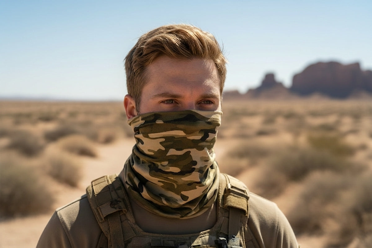 Functional Headgear - Coton Lycra Army Amen Aam