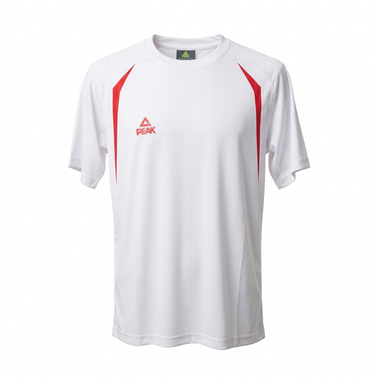 Peak T-Shirt White/Red TS37