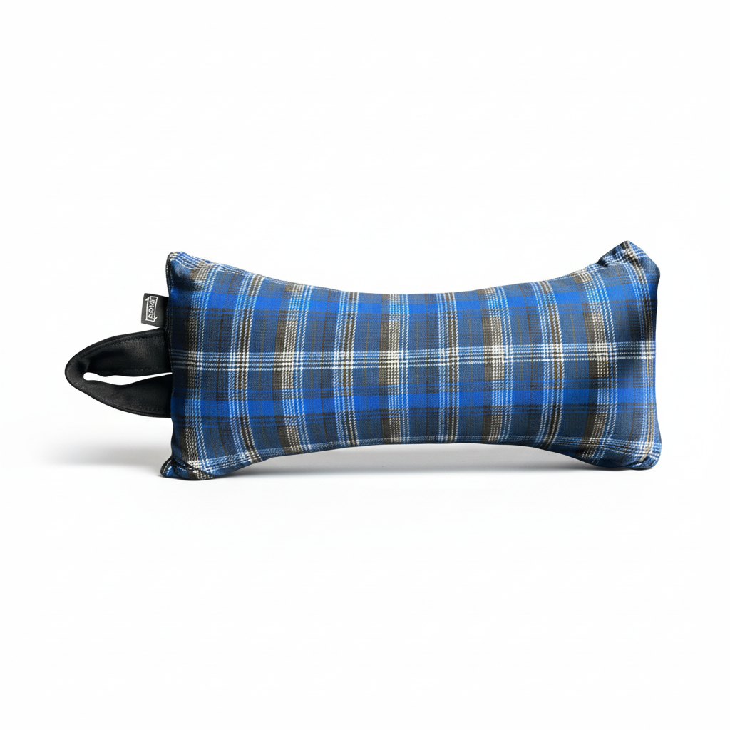 Pillow Soft Fleece Carreau Blue