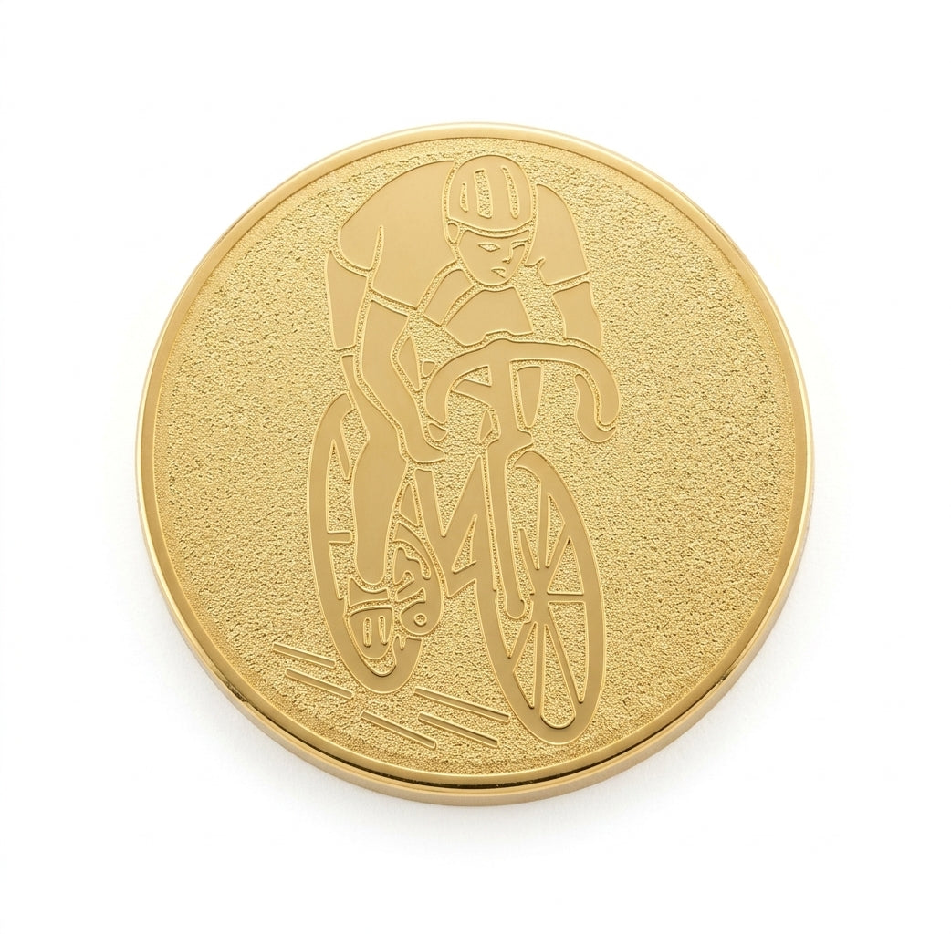 Insert Metal Stickers Trophy Bike