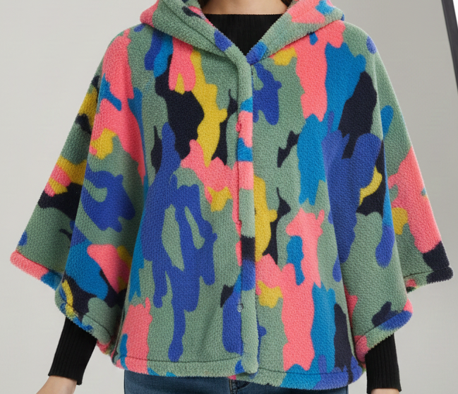 Shalha Fleece Colorful Camouflage
