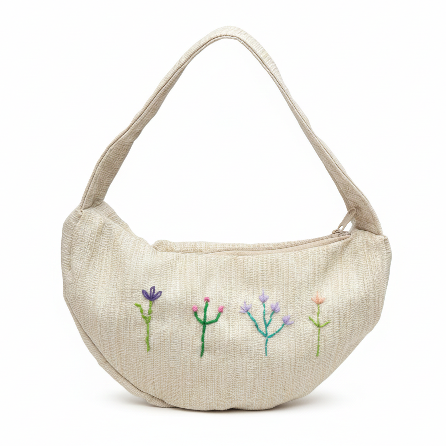 Bannout Bag Linen Four Flowers