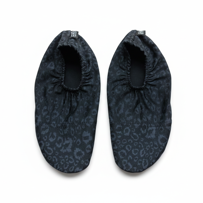 Flexy Slips Lycra Leopard Black/Dark Grey