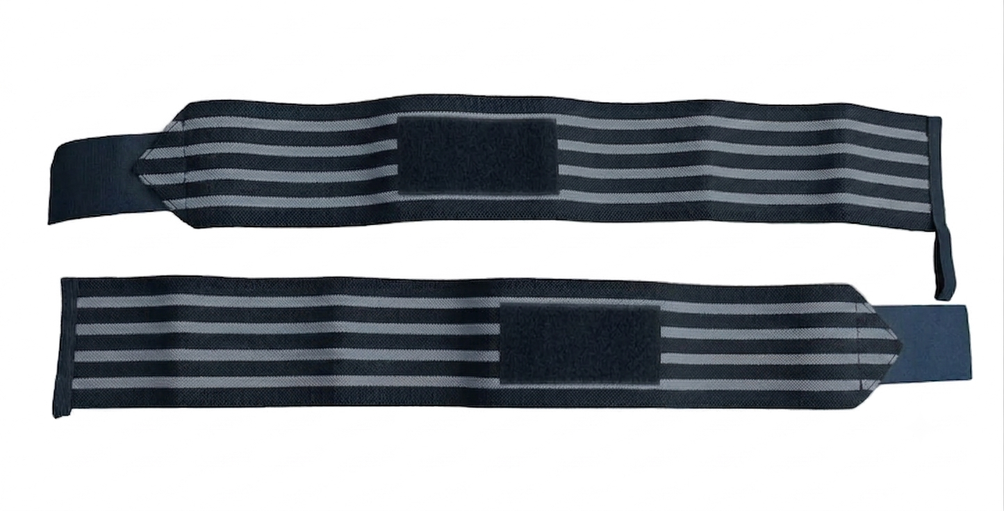 Weightlifting Wrist Wraps Black/Grey