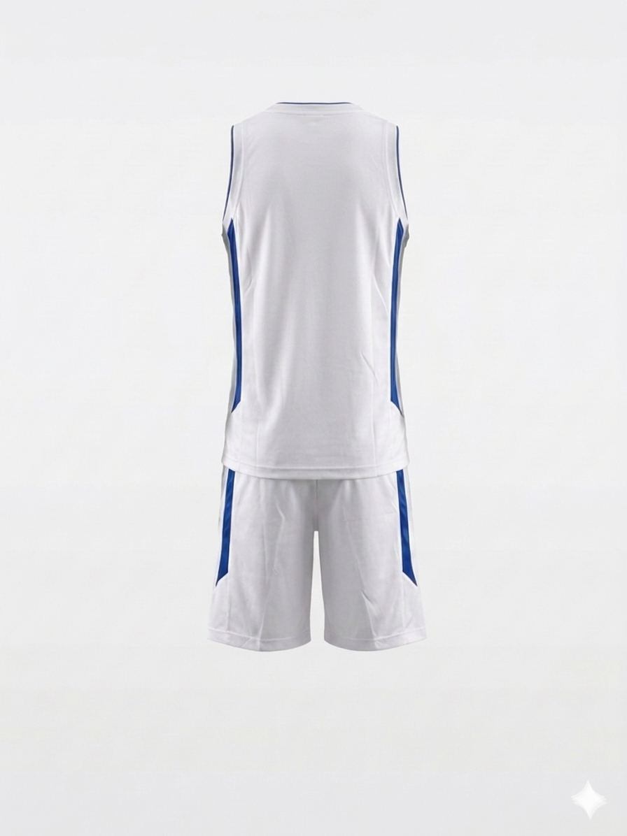 Basketball Uniform Peak F771103A White/Blue