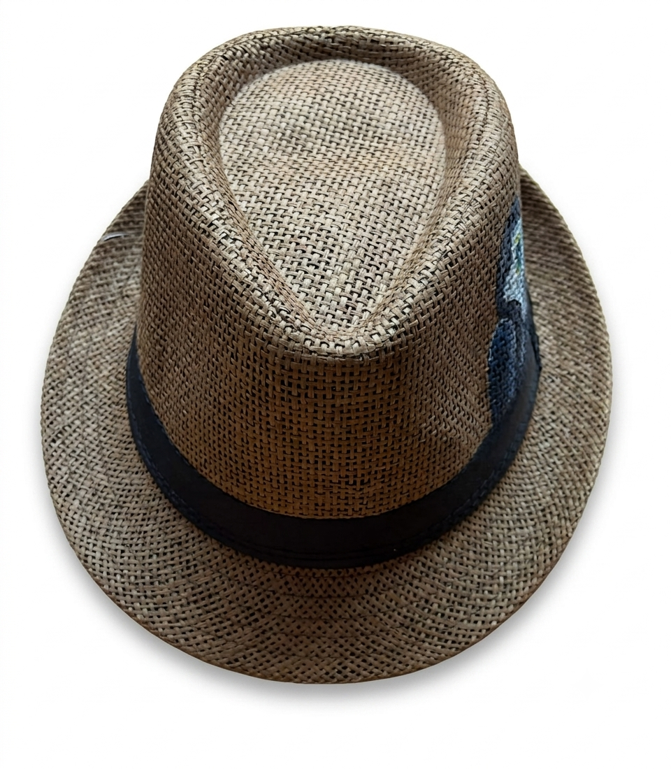 Summer Hat Hand-Painted