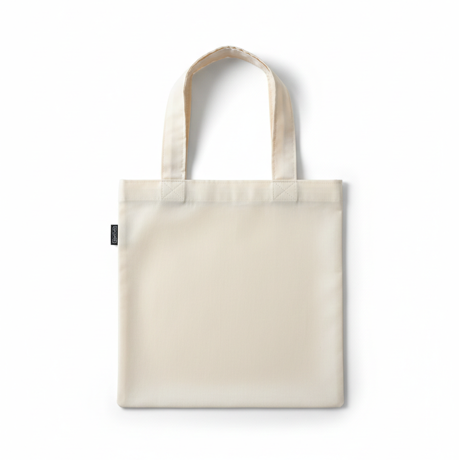 Small Tote Bag Linen Off/White