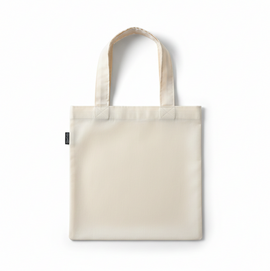 Small Tote Bag Linen Off/White