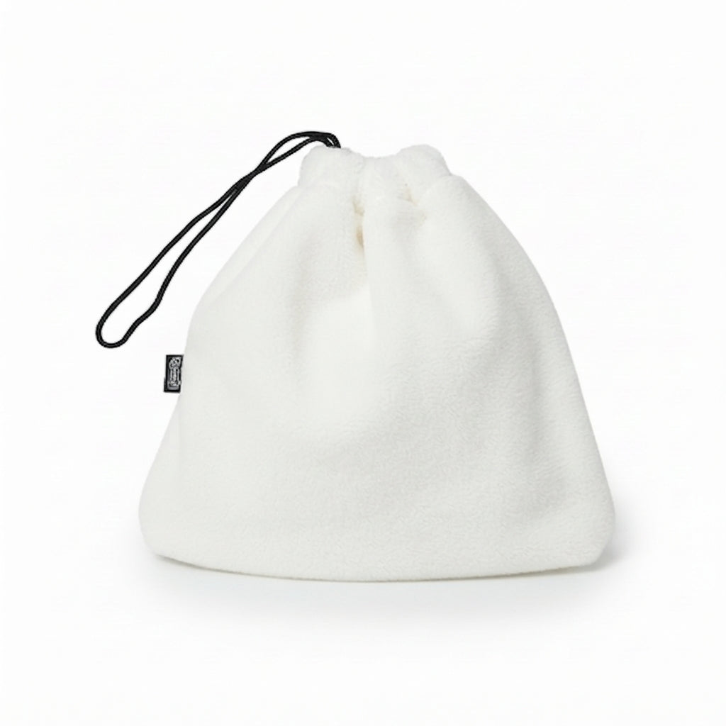 Headgear Adjustable Double-Layer Furr White