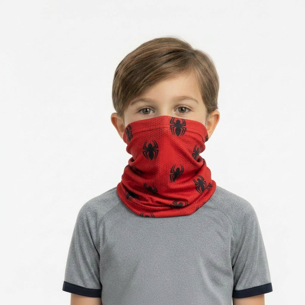 Functional Headgear - Lycra Spider Red