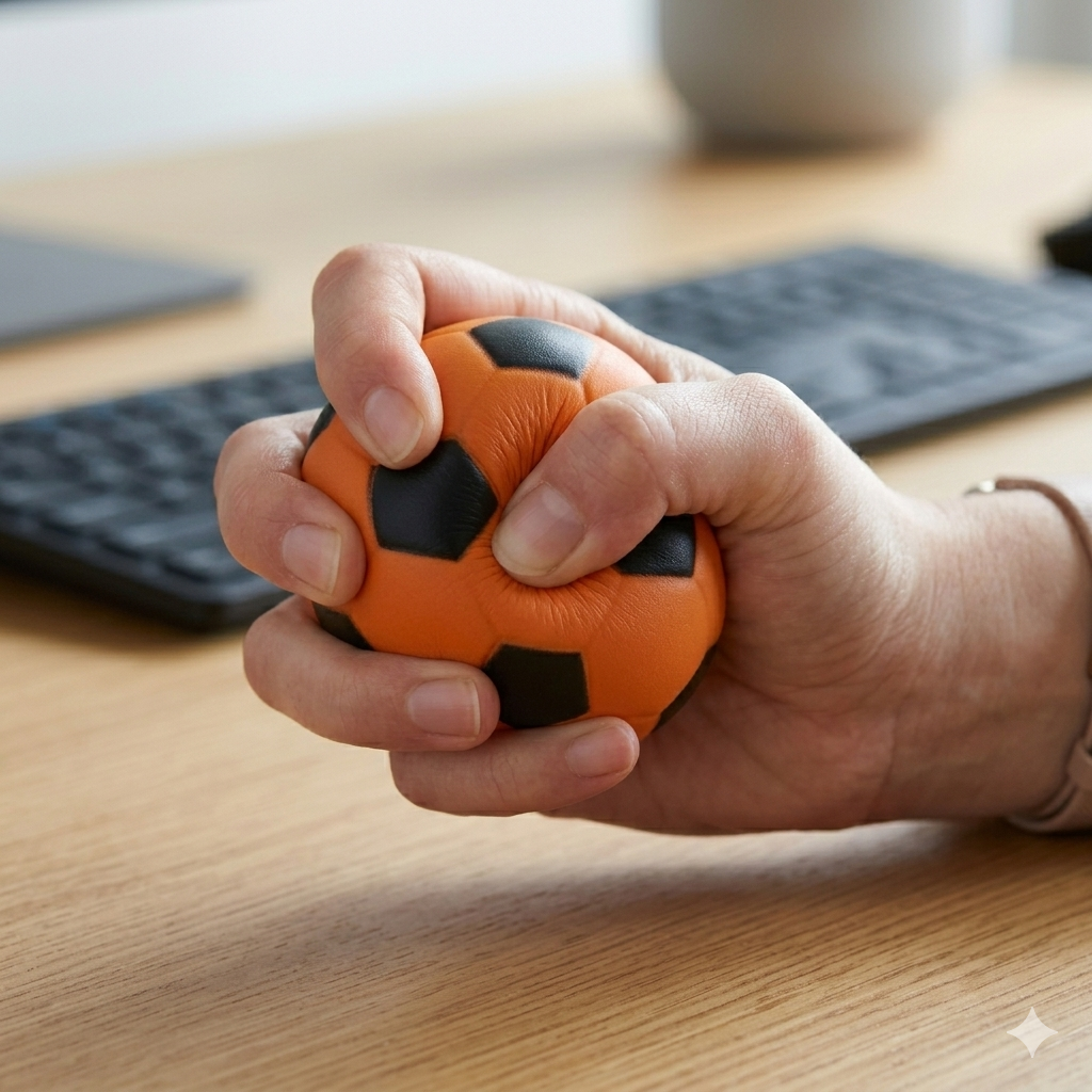 Anti Stress Squeeze Ball Orange