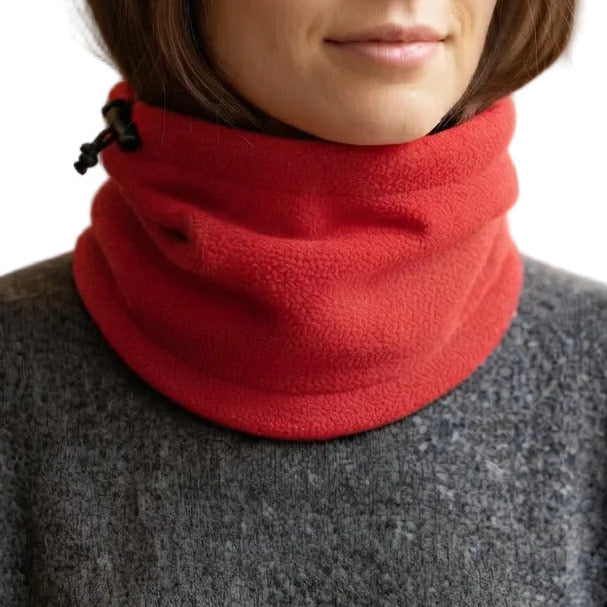 Headgear Adjustable Double-Layer Furr Red
