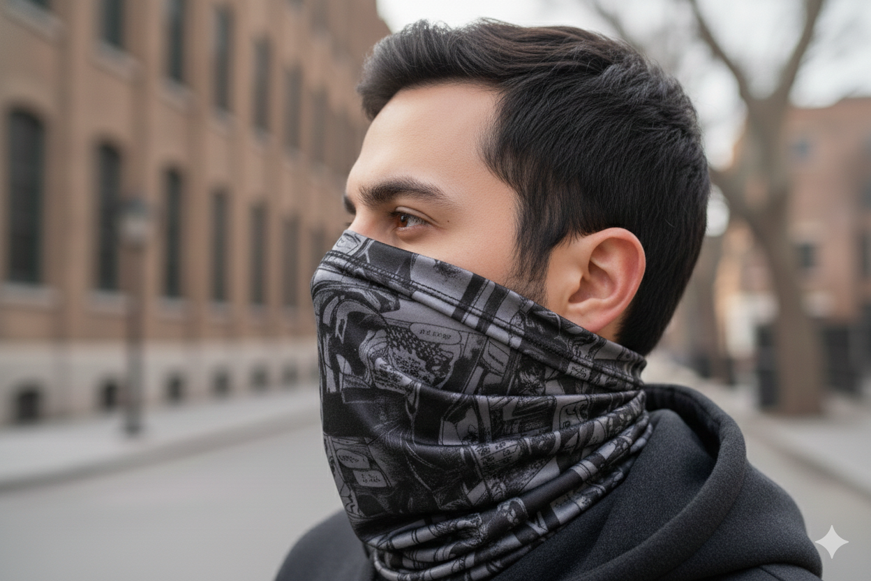 Functional Headgear - Lycra Spider Grey