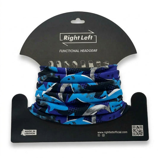 Functional Headgear - Lycra Dolphin Blue