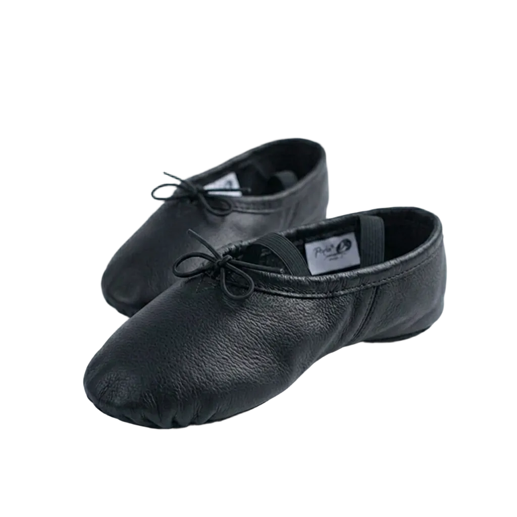 Ballet Shoes Black Leather