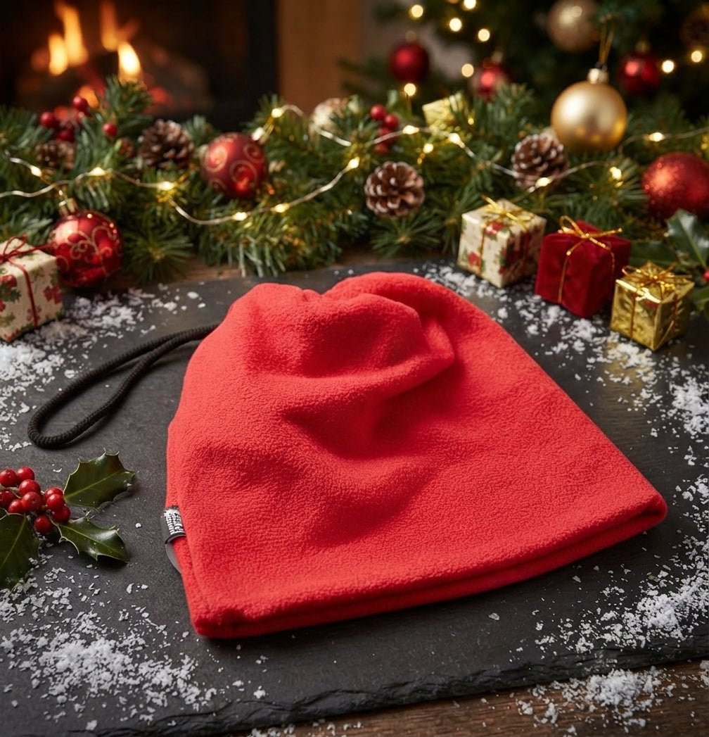 Headgear Adjustable Double-Layer Furr Red