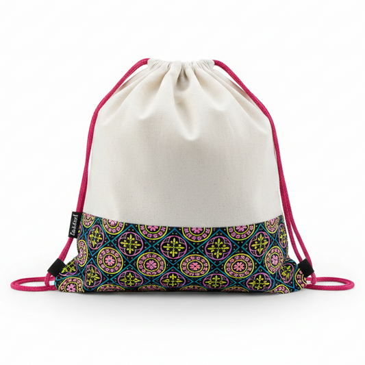 Lace Bag White Flowers Design