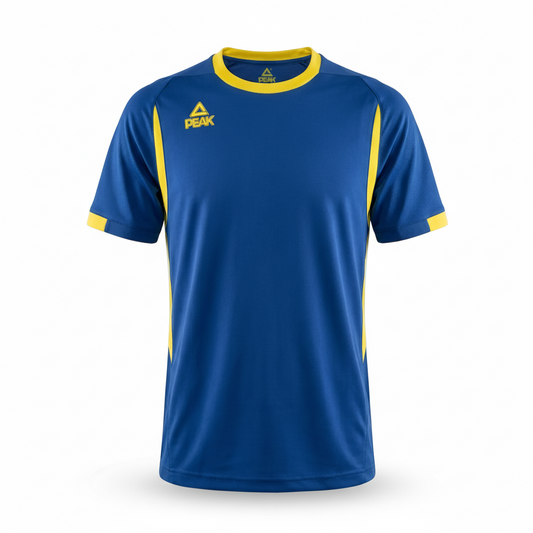 Peak T-Shirt Navy/Yellow TS35