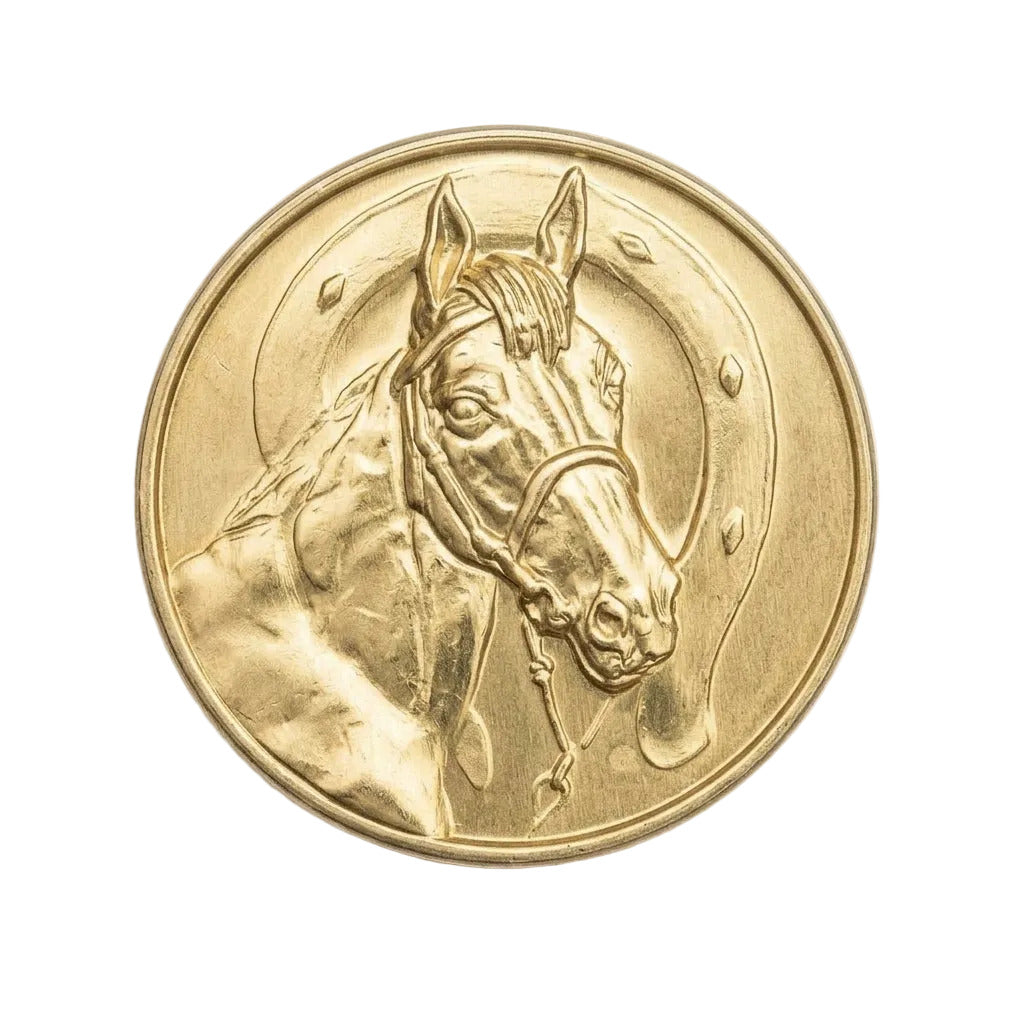 Insert Metal Stickers Trophy Horsing