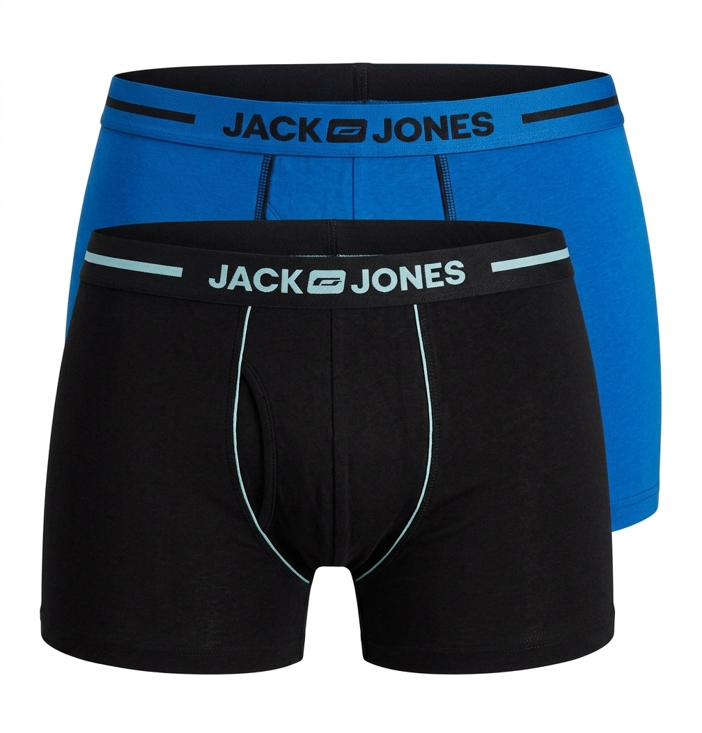 Boxers Men's Underwear Black/Blue #3040
