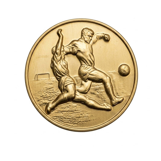 Insert Metal Stickers Trophy Football
