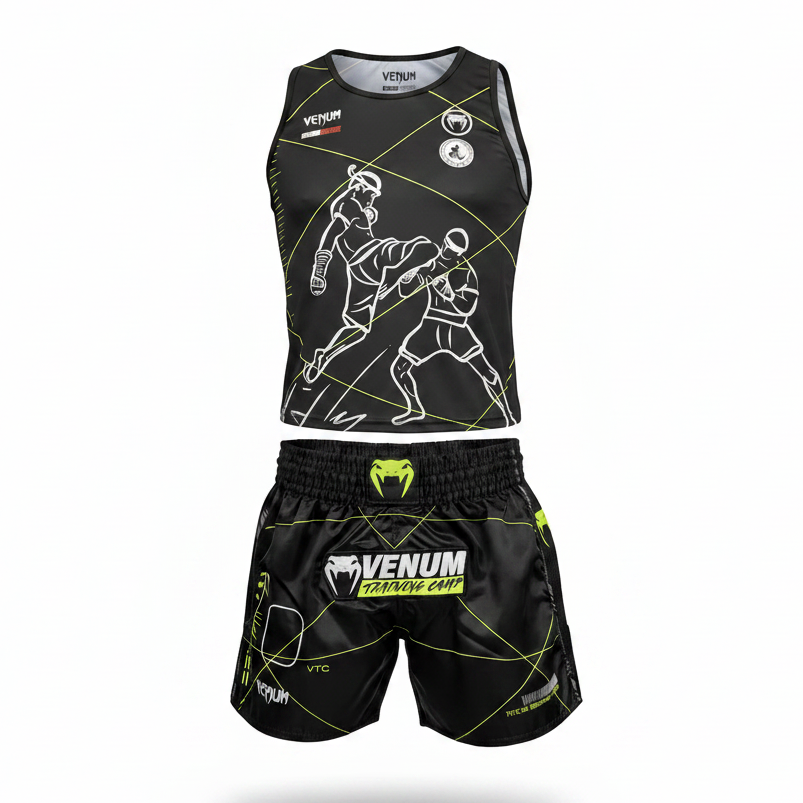 Kickboxing Uniform Set Black