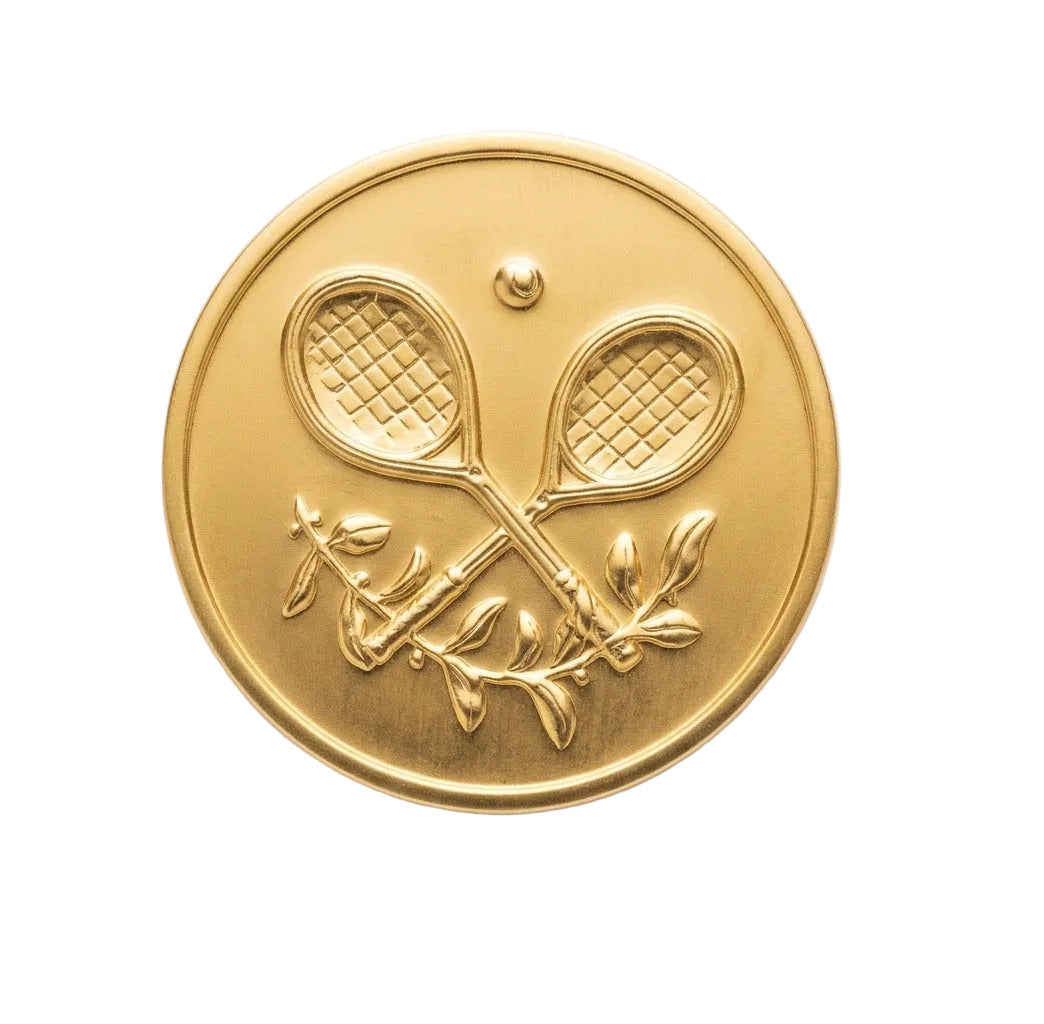 Insert Metal Stickers Trophy Badminton