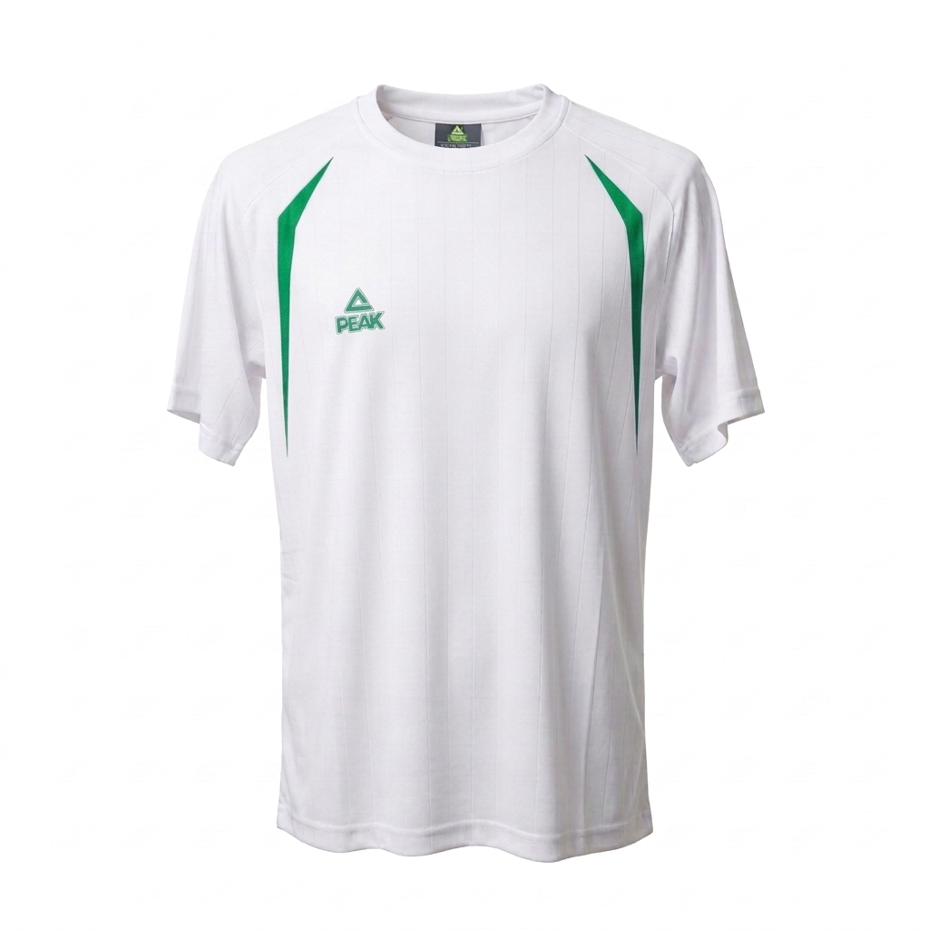Peak T-Shirt White/Green TS37