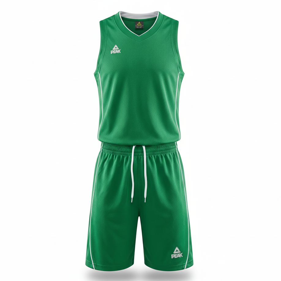 Basketball Uniform Peak F771103 Green/White