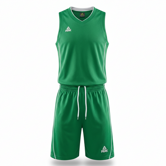 Basketball Uniform Peak F771103 Green/White