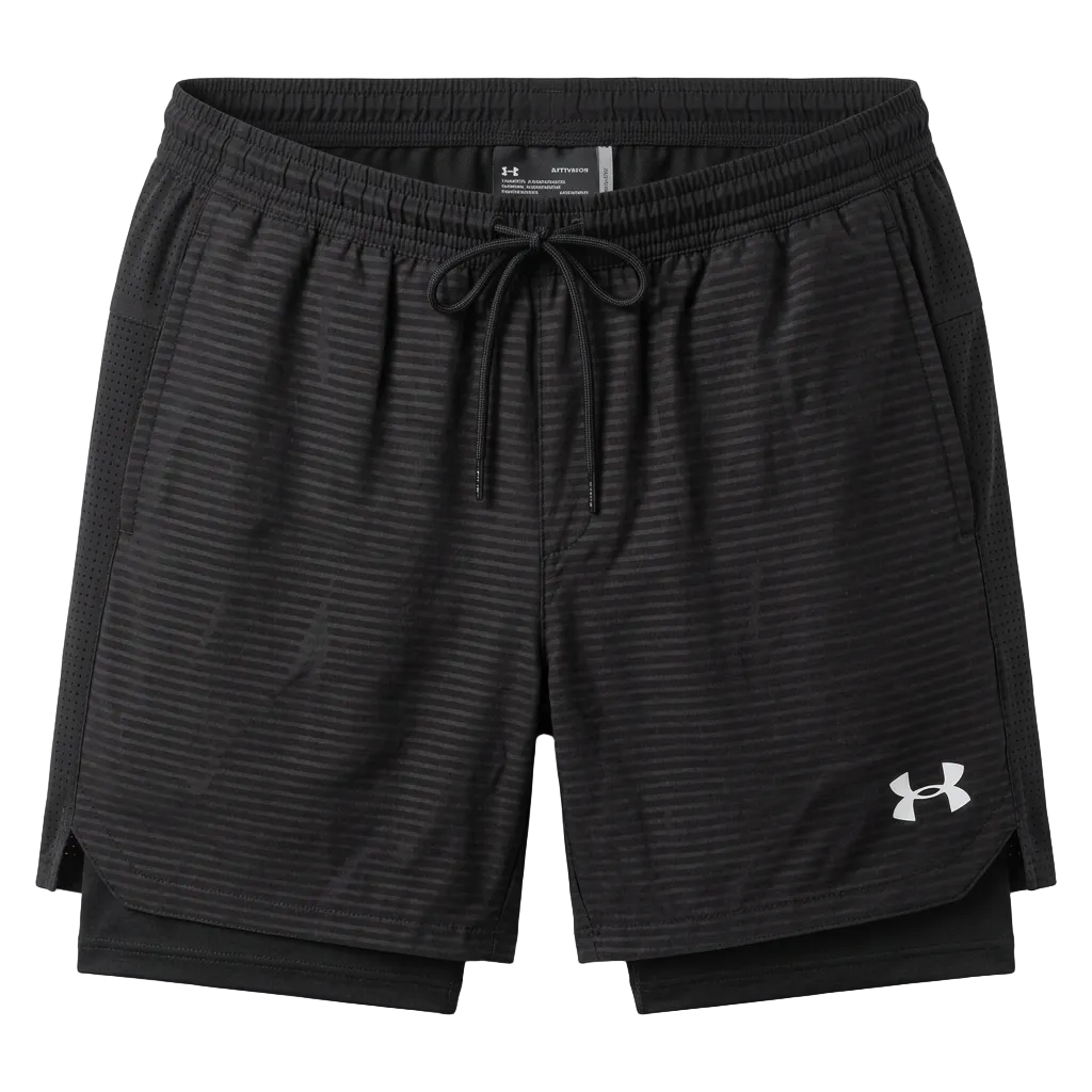 2-in-1 Running Shorts Black #2506