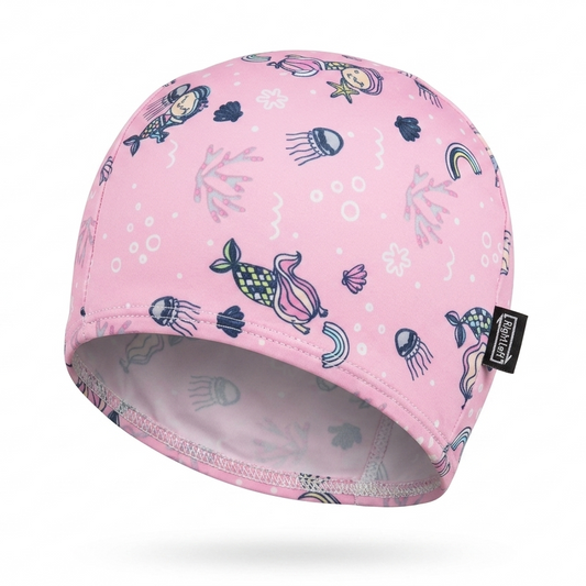 Swim Cap Lycra Pink Mermaid