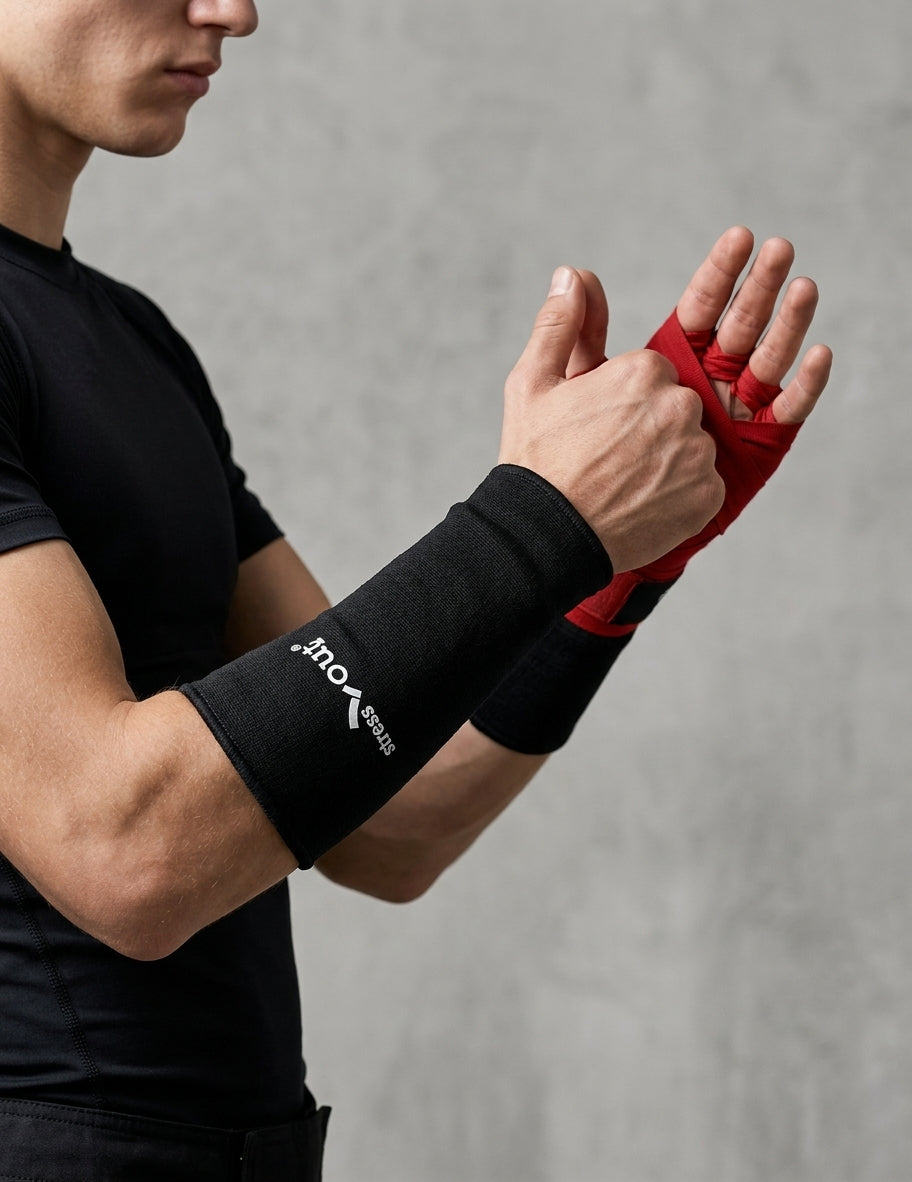 Elastic Protection Sleeves Black