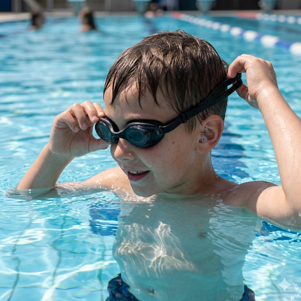 Swimming Goggles JR Black