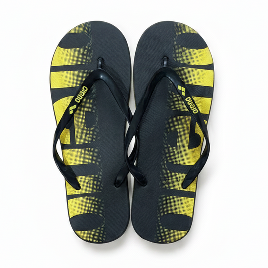 Arena Crawl Flip Flops Black/Yellow 1E77053