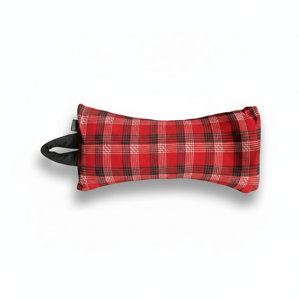 Pillow Soft Fleece Carreau Red