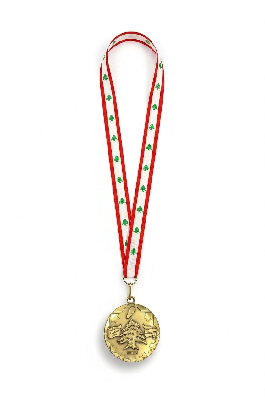 Medal Bronze with Tri-Color Ribbon