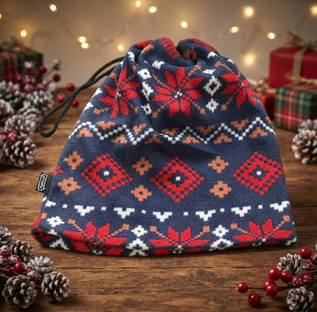 Headgear Adjustable Double Layer Fleece Flak Snow Multicolor