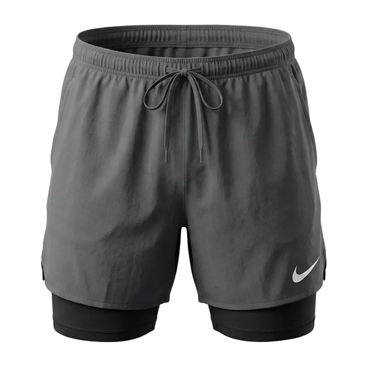 Running Shorts 2-in-1 Antracite #D1105