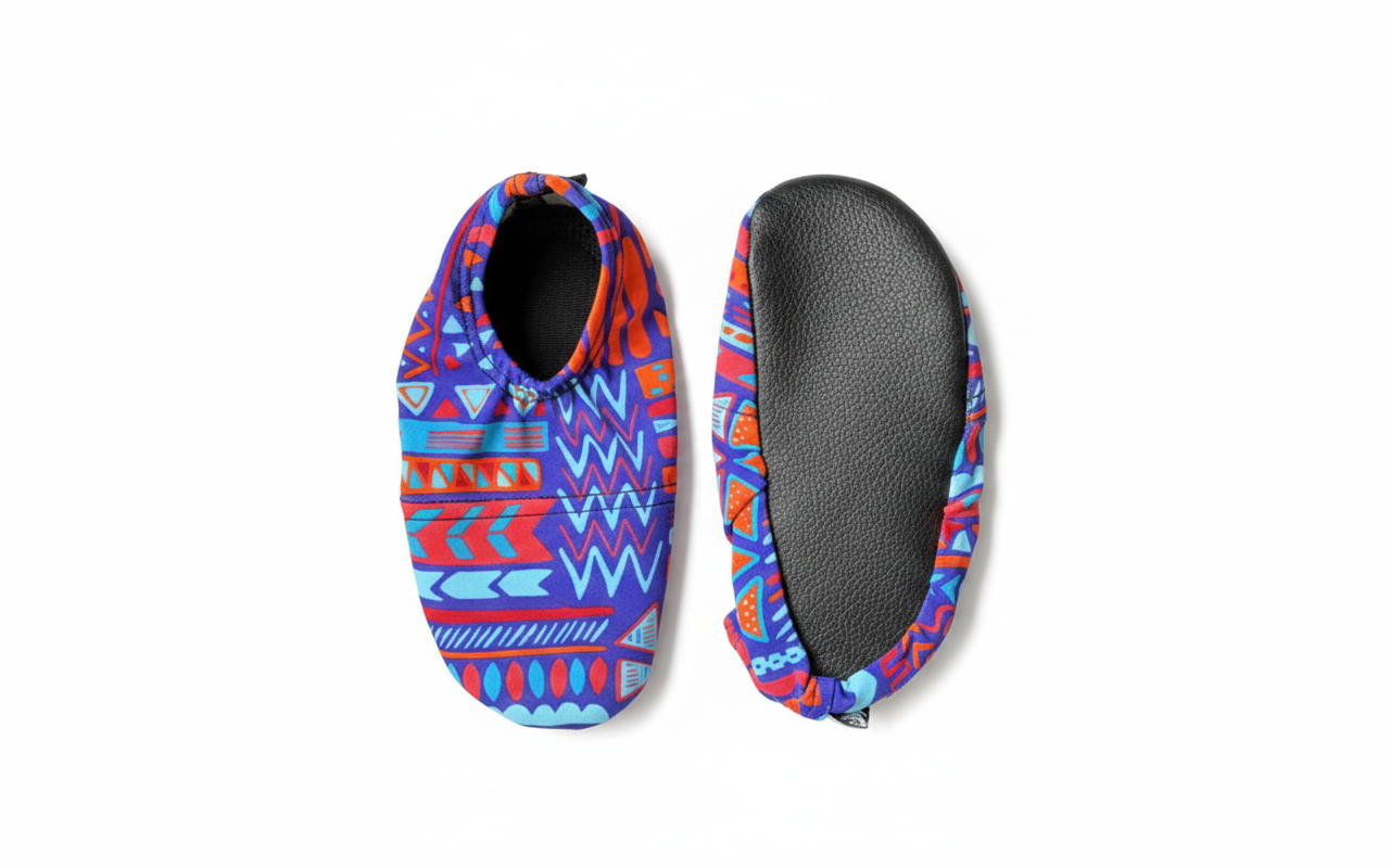 Flexy Slips Lycra Paint Multicolor
