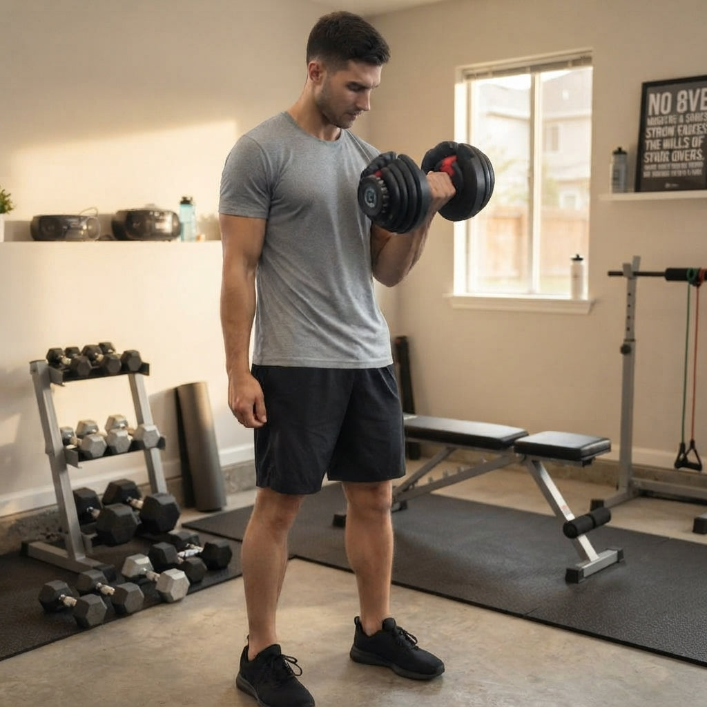 Adjustable Dumbbells 25KG Each/50KG Pair