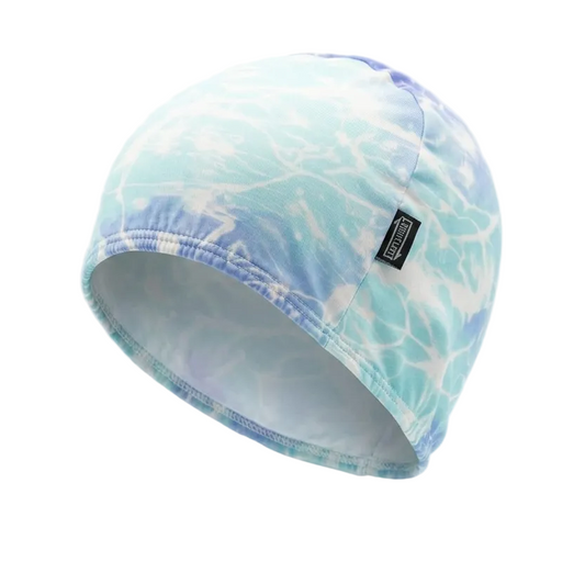 Swim Cap Lycra Purple/Turquoise