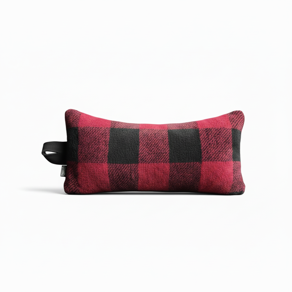 Pillow Soft Fleece Carreau Red